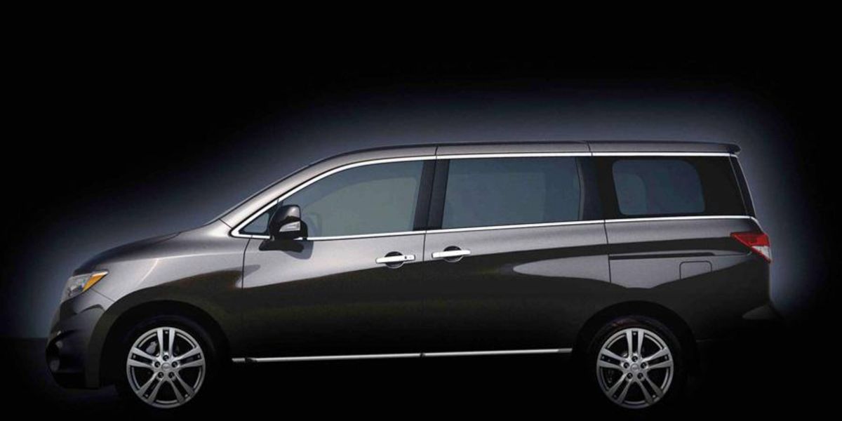 Nissan offers an early look at the redesigned Quest minivan