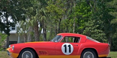 In 1959, this Ferrari 250 GT won first place in its GT class and third place overall at Le Mans