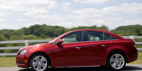 Chevrolet launches the Cruze sedan this fall. It eventually will replace the Cobalt in Chevy's lineup.