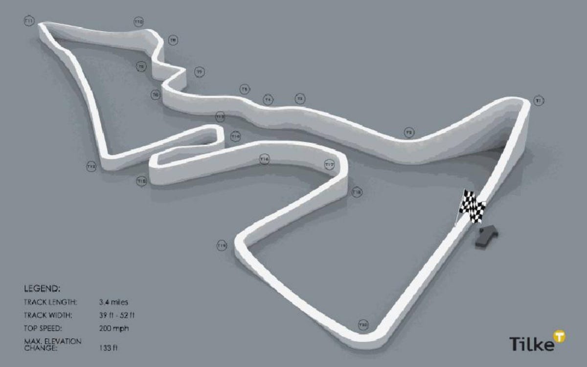 Formula One Austin track design unveiled