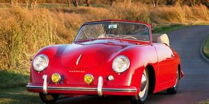 This 1952 Porsche 356 Cabriolet, owned by Robert Wilson, was imported into the United States in November 1952.