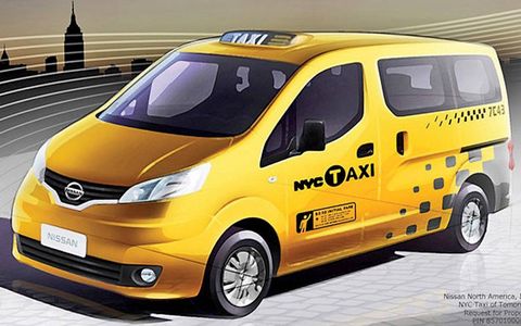 Nissan's NV200 taxi van