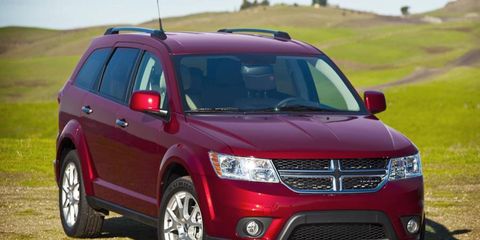 The 2011 Dodge Journey, shown, will be rabadged as the Fiat Freemont for Europe.