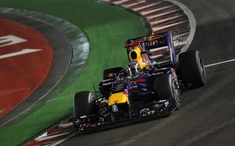 Sebastian Vettel, Red Bull Racing RB6 Renault, 2nd position.