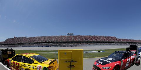 Sights from the NASCAR action at Talladega Superspeedway, Sunday April 29, 2018.