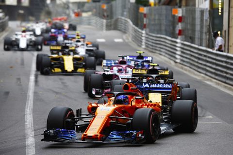 Sights from the F1 Monaco Grand Prix Sunday, May 27, 2018.
