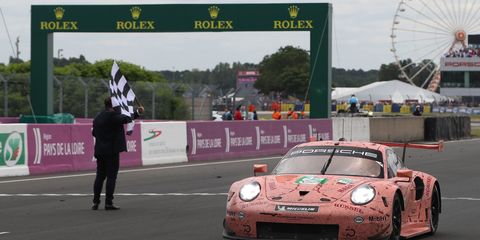 Laurens Vanthoor, along with co-drivers Michael Christensen and Kevin Estre won the GTE Pro class in the No. 92 Porsche.