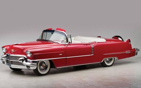 1956 Cadillac Series 62 Convertible Coupe is part of the Staluppi Collection to be auctioned Dec. 1 in south Florida by RM Auctions.