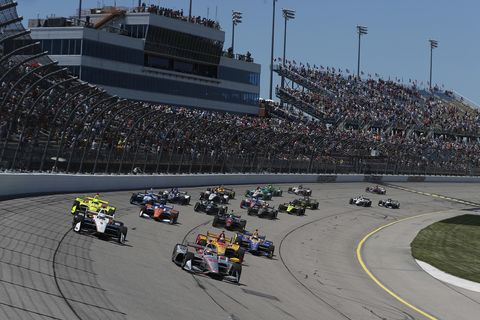 Sights from the action at the IndyCar Series Iowa Corn 300, Sunday July 8, 2018.