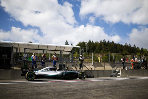 Sights from the F1 action at the Belgian Grand Prix at Spa-Francorchamps Saturday August 25, 2018.