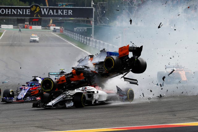 New F1 video makes case for halo device saving Charles Leclerc's life at Spa