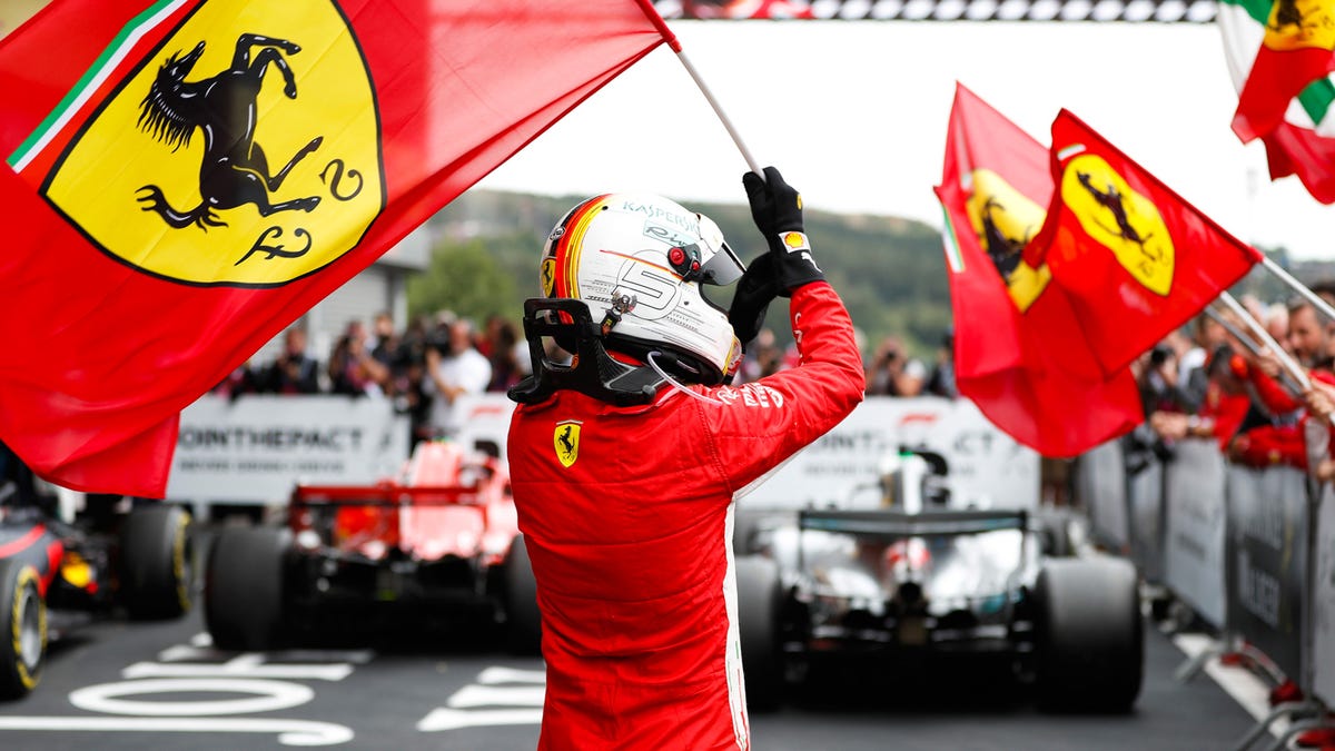 Sebastian Vettel cruises to Belgian GP victory and reduces Lewis