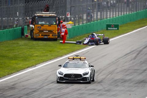 Sights from the F1action at the Italian Grand Prix at Monza, Sunday Sept. 2, 2018