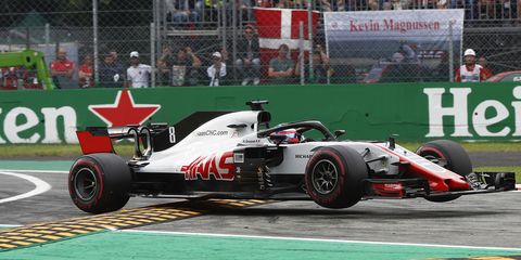 Romain Grosjean had finished sixth at Monza Sunday.
