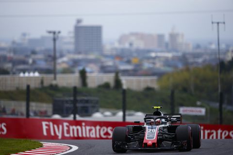 Sights from the F1 action ahead of the Japanese Grand Prix, Saturday Oct. 6, 2018.