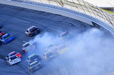 Sights from the NASCAR action at Talladega Superspeedway, Sunday Oct. 14, 2018.