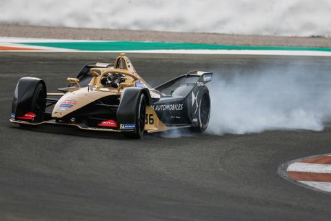 Sights from the Formula E Series pre-season testing at Valencia Circuit Ricardo Tormo, Spain,  Oct. 16-19, 2018.