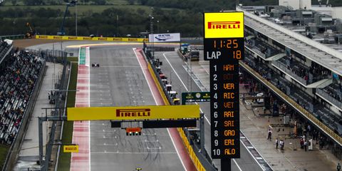 Sights from the F1 United States Grand Prix at COTA, Friday, Oct. 19, 2018.