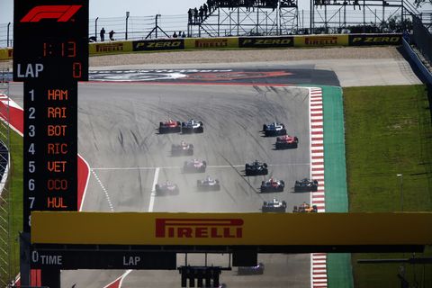 Sights from the F1 United States Grand Prix at COTA, Sunday, Oct. 21, 2018.