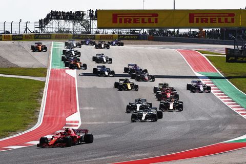 Sights from the F1 United States Grand Prix at COTA, Sunday, Oct. 21, 2018.