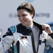 Legge is the first female driver to win a race during an ABB FIA Formula E weekend.