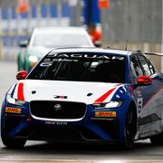 Bryan Sellers is the first American to win a Jaguar I-Pace e-Trophy race .