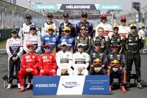 Sights from the F1 Australian Grand Prix Sunday March 17, 2019.