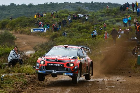 Sights from the WRC Rally Argentina Sunday April 28, 2019.