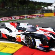 Kamui Kobayashi and Mike Conway are second in the WEC standings, but they will start from the pole at Spa ahead of their sister car.