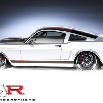The Ringbrothers will debut the redesigned '65 Mustang Fastback dubbed "Blizzard" at the 2013 SEMA show in Las Vegas Nov. 5.