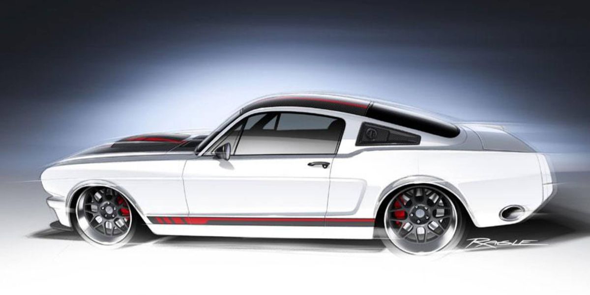 Ringbrothers Debut Redesigned 65 Mustang Fastback Blizzard At Sema