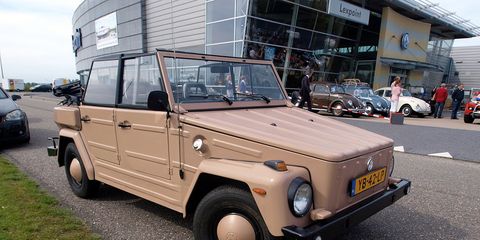 The Thing is an American-ized version of Volkswagen's answer to the Jeep -- the Kubelwagen.