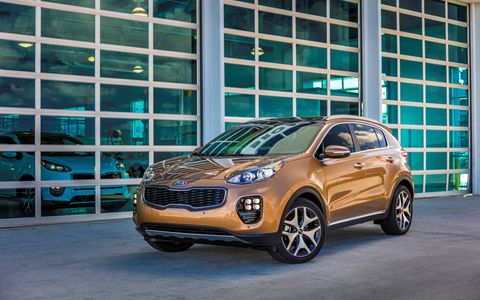 As a result of the increased exterior dimensions and clever packaging in the 2017 Kia Sportage, interior dimensions have grown. Headroom and legroom have both increased while cargo capacity behind the second row went from 26.1 cu.-ft. to 30.7.