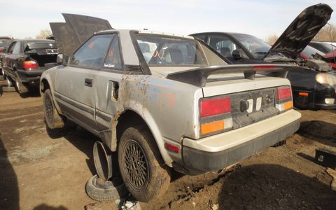1985 Toyota MR2 in Denver self-service wrecking yard