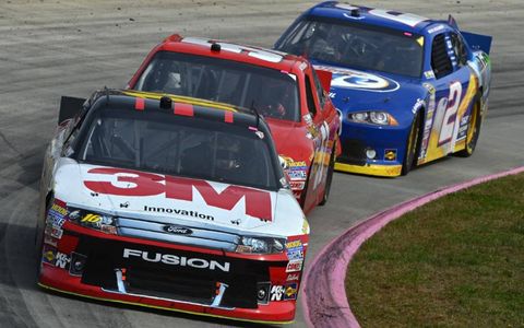 2012 Tums 500 at Martinsville: Greg Biffle pack.