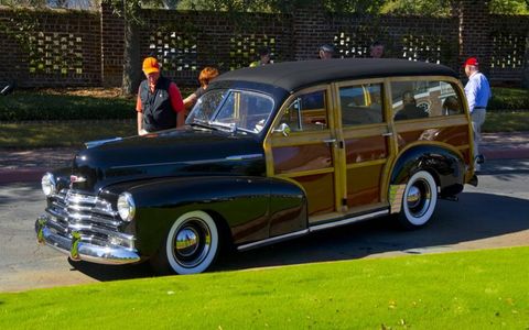 A 1947 Chevrolet Fleetmaster was one of the participants in the Hilton Head Island Motoring Festival's Stars & Stripes Tour.