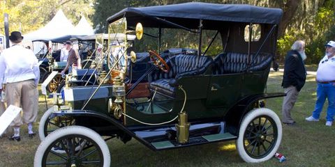 1911 Ford Model T Touring owned by Michael and Nancy Roach of Libertyville, Illinois. Best in Class award winner.
