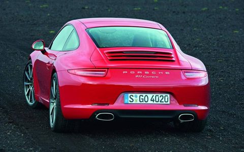 It's fun to dive into the throttle and make the 911 Carrera's 3.4-liter flat-six howl.