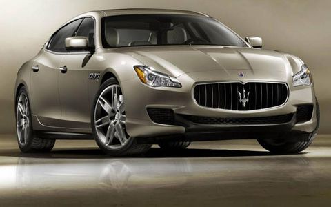 The redesigned Maserati Quattroporte debuted at the 2013 Detroit auto show in January.