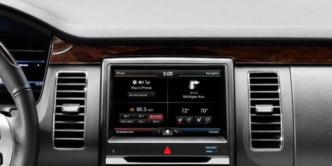 The 2013 Ford Flex will get a revised version of the controversial MyFord Touch infotainment system.