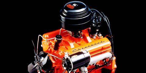 The Chevy Small Bock V8 was introduced in 1955.