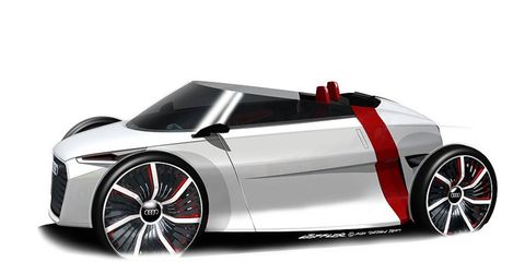 Audi's urban concept will have a spyder variant at the Frankfurt motor show.