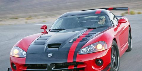 Based on the 2008 Viper Coupe, the ACR ("American Club Racer") is a street-legal Viper built for the racetrack.