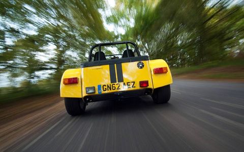 The Caterham Supersport R goes from 0-to-60 mph in 4.8 seconds.