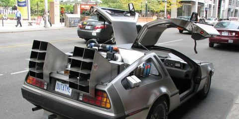 We don't know about time travel, but the idea of thorium-laser powered cars is certainly intriguing.