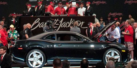 Rick Hendrick was the top bidder for the first 2012 Camaro ZL1 to be sold to the public.
