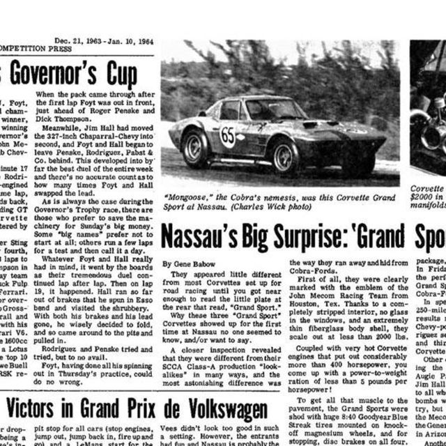 Autoweek archives: A fast week in the Bahamas