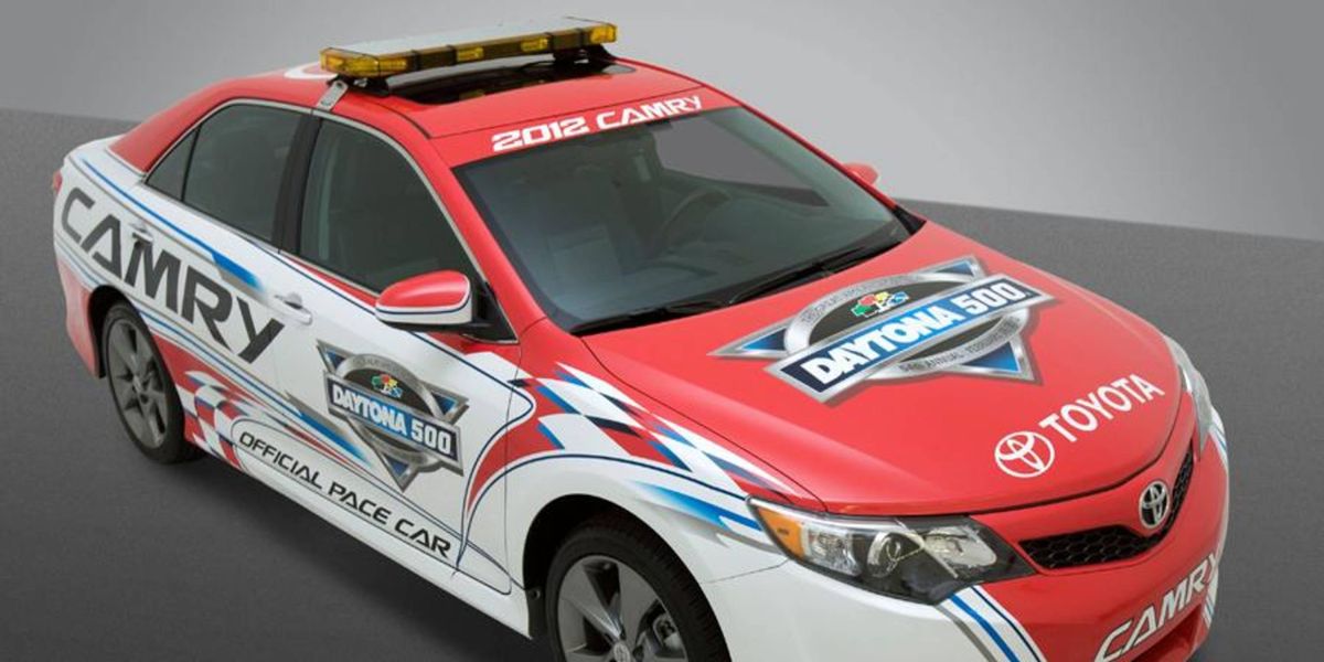The 2012 Camry will pace the Daytona 500 next year