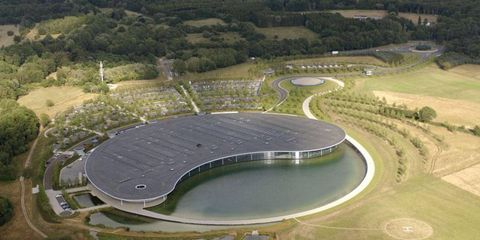 The McLaren Technical Centre from the sky.