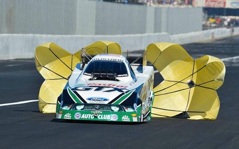 Mike Neff finished third in the season points standings in Funny Car.